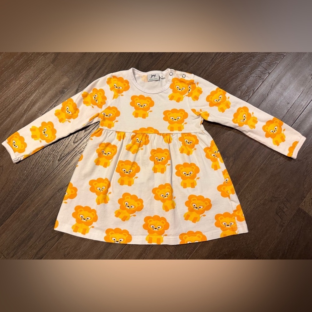 JNY Lion Print Dress Organic Cotton